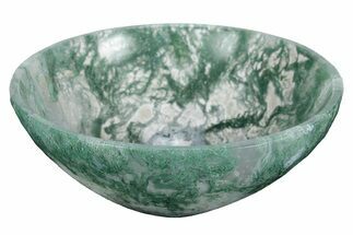Polished Moss Agate Bowls - Size #226183