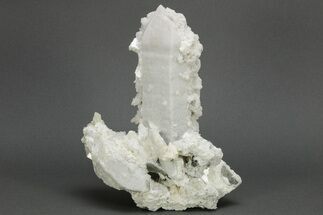 Milky, Candle Quartz Crystal Cluster - Inner Mongolia #226281