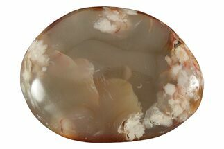 Polished Flower Agate Palm Stone - Madagascar #226857