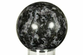 Polished, Indigo Gabbro Sphere - Madagascar #196196