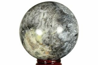 Polished Dendritic Agate Sphere - Madagascar #218898