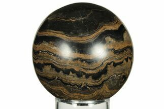 Polished Stromatolite (Greysonia) Sphere - Bolivia #227064