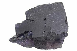 Purple Cubic Fluorite with Pyrite Inclusions - Cave-In-Rock #228244
