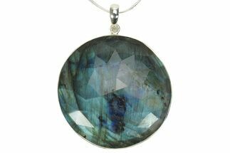 Brilliant, Labradorite Pendant (Necklace) - Sterling Silver #228470