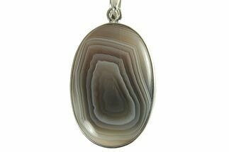 Botswana Agate Pendant (Necklace) - Sterling Silver #228547