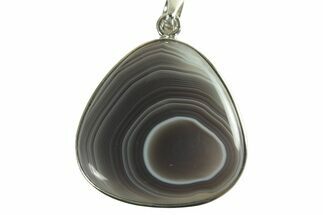 Botswana Agate Pendant (Necklace) - Sterling Silver #228553