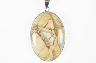 Ibis Jasper Pendant (Necklace) - Sterling Silver #228579