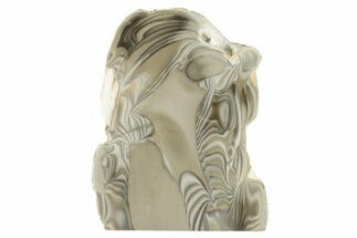 Polished, Striped Flint Stand Up - Poland #228129