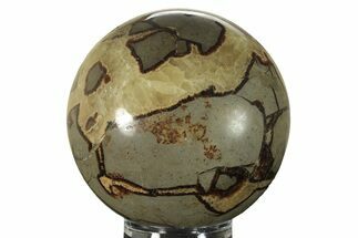 Polished Septarian Sphere - Madagascar #229764