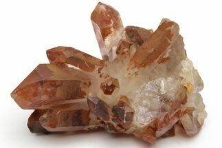 Tangerine Quartz Crystal Cluster - Brazil #229474