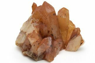 Tangerine Quartz Crystal Cluster - Brazil #229475