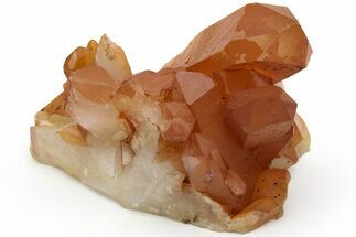 Tangerine Quartz Crystal Cluster - Brazil #229478