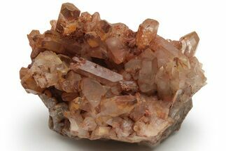 Tangerine Quartz Crystal Cluster - Brazil #229482