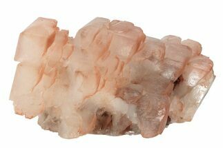 Pagoda Style Calcite Crystals on Calcite - Fluorescent! #215940