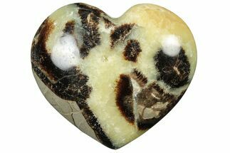 Polished Septarian Heart - Madagascar #205168