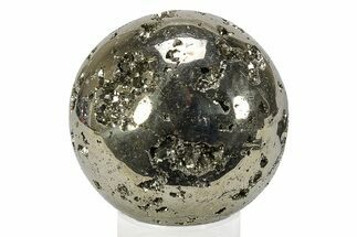 Polished Pyrite Sphere - Peru #231655