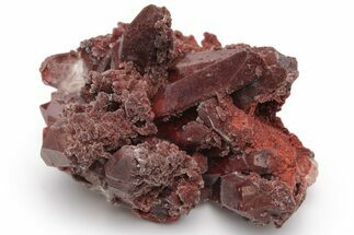 Natural, Red Quartz Crystal Cluster - Morocco #232873