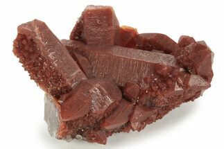 Natural, Red Quartz Crystal Cluster - Morocco #233458