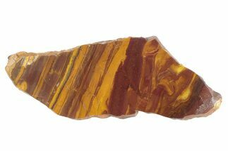 Polished Desert Sunset Banded Iron Slab - Western Australia #234784