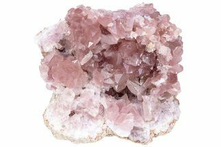 Sparkly, Pink Amethyst Geode Half - Argentina #235148
