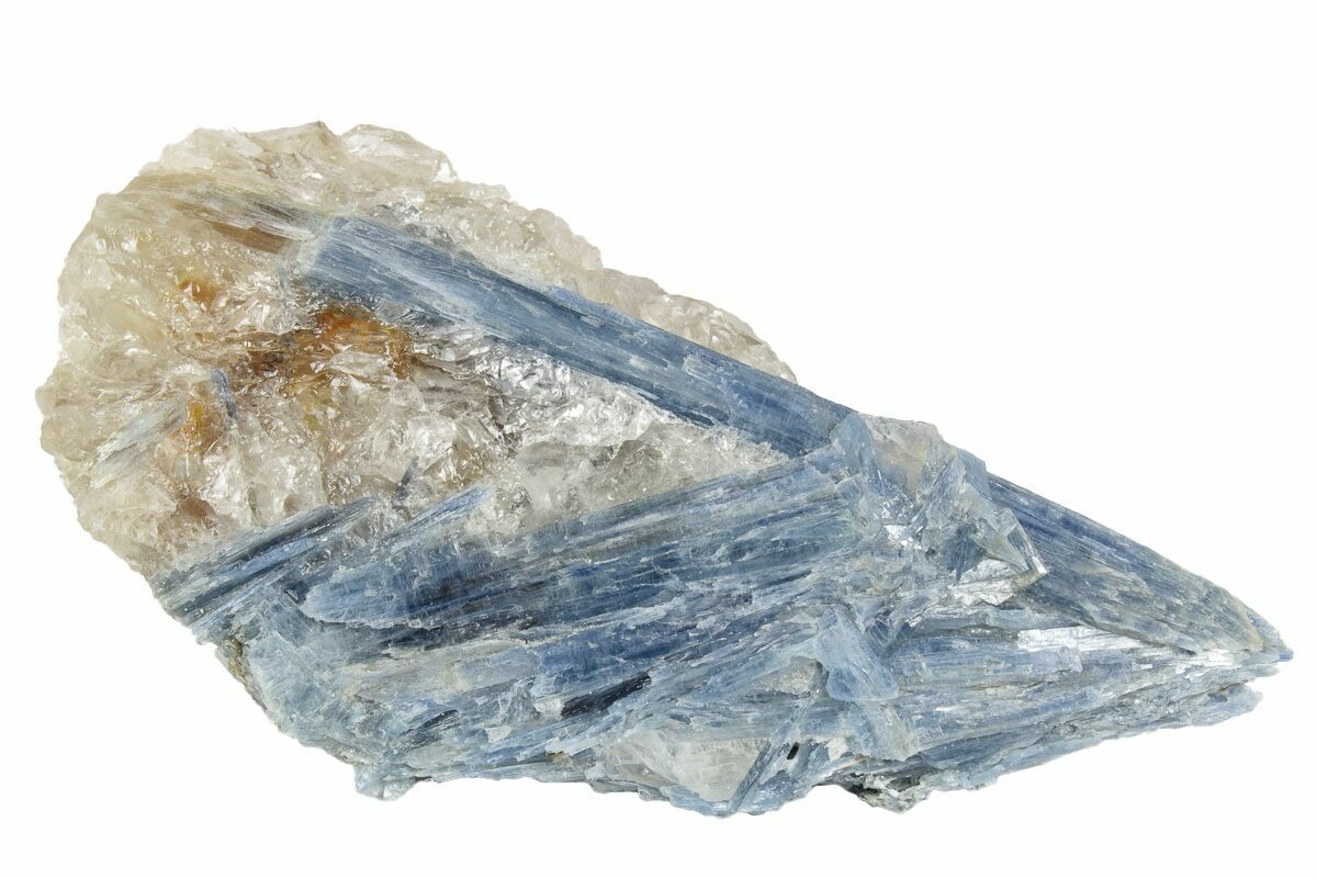 4 75 Vibrant Blue Kyanite Crystals In Quartz Brazil 235362 For