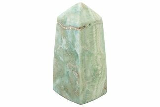 Polished Blue Caribbean Calcite Obelisk - Pakistan #236783