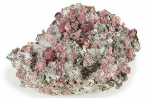 Garnet (raspberry) grossular crystals specimen healing crystal