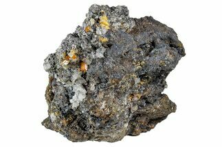 Orange Wulfenite Crystals On Matrix - Ojuela Mine, Mexico #239184