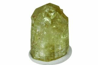 Gemmy, Yellow Apatite Crystal - Morocco #239157
