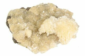 Thomsonite (Zeolite) on Sparkling Heulandite - Maharashtra, India #238461