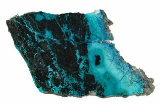 Colorful Chrysocolla and Shattuckite Slab - Mexico #240605