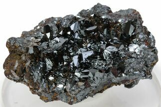Lustrous Hematite Crystal Cluster - Italy #240659