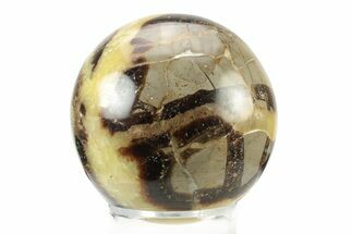 Polished Septarian Sphere - Madagascar #238984