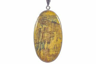 Blue Tiger's Eye Pendant (Necklace) - Sterling Silver #241269