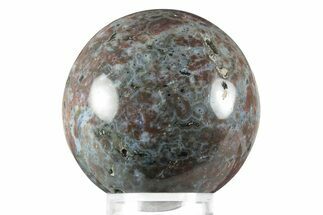 Polished Cosmic Jasper Sphere - Madagascar #241844