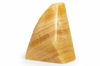 Free-Standing, Polished Orange Calcite - Mexico #242284