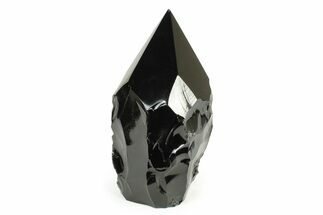 Free-Standing Polished Obsidian Point - Mexico #242434