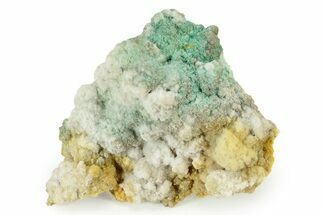 White and Teal Aragonite Formation - Pilhuatepec, Mexico #242664