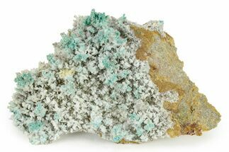 White and Teal Aragonite Formation - Pilhuatepec, Mexico #242665