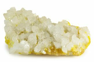 Lustrous Celestine (Celestite) Crystals on Sulfur - Italy #243271