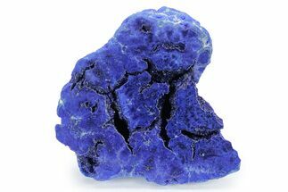 Vivid Blue, Cut/Polished Azurite Nodule - Siberia #243563