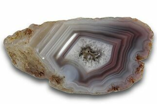 Polished Banded Swazi Agate - Mozambique, Africa #243621