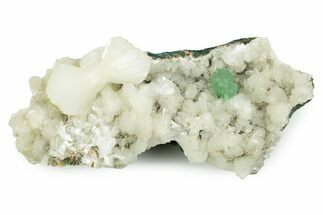 Gemmy Apophyllite Crystals with Stilbite - India #243898