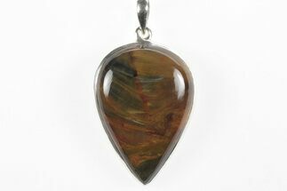 Chatoyant Pietersite Pendant (Necklace) - Sterling Silver #243969