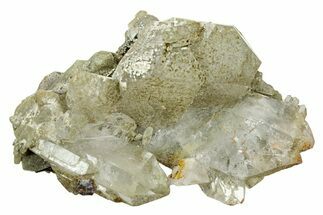 Chlorite Included Quartz Crystal Cluster - Pakistan #244302