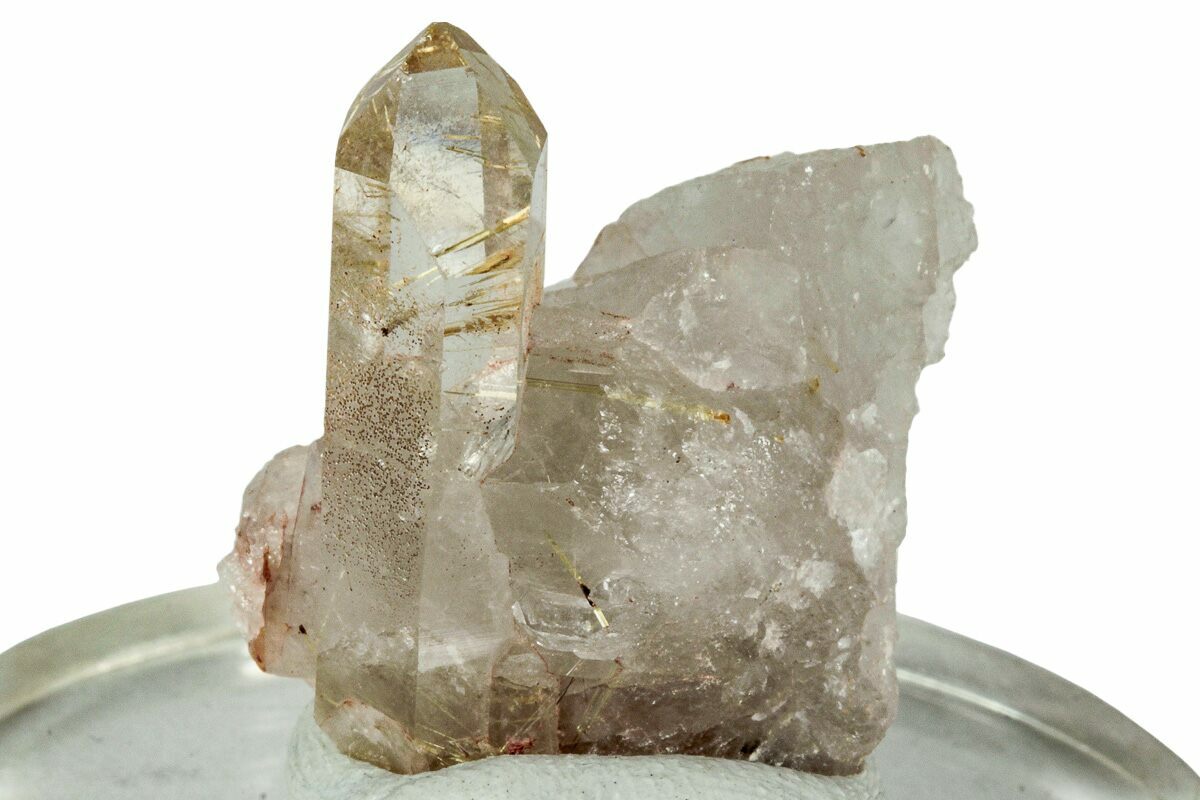 1" Glassy Rutilated Quartz Crystal Brazil (244759) For Sale