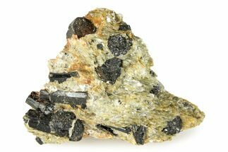 Black Tourmaline (Schorl) Crystals With Mica - Virginia #244869