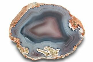 Polished Banded Swazi Agate - Mozambique, Africa #245147