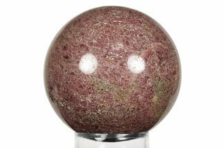 Polished Rhodonite Sphere - Madagascar #245339