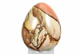 Polished Polychrome Jasper Egg - Madagascar #245695